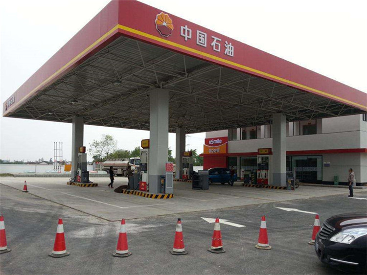 三门峡加油站钢结构网架案例20